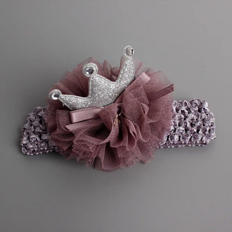 Высококачественная Цветочная корона с бриллиантами семейная повязка на голову