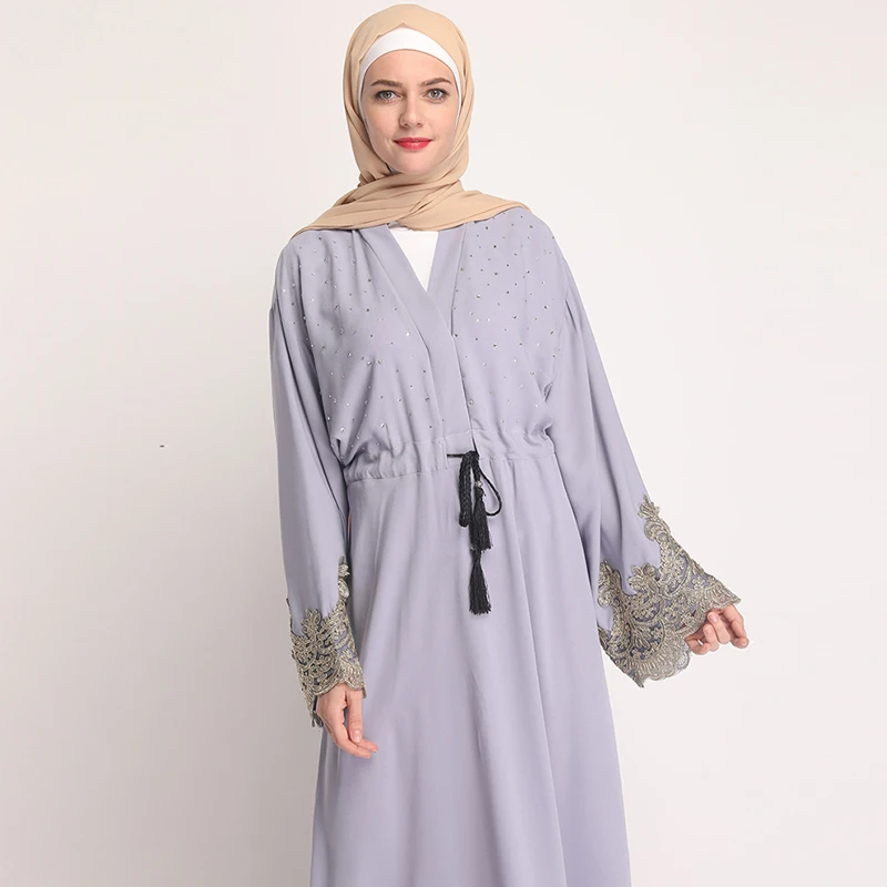 Vestidos Kaftan abaya Qatar Оман мусульманский хиджаб платье Абая для женщин халат Дубайский кафтан Elbise турецкие мусульманские платья одежда