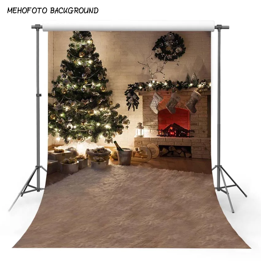 Mehofoto фон для фотографирования с рождественскими елками реквизит для фотостудии Виниловые CM-6454