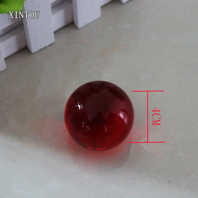 Красный хрустальный шар с подставкой 4 см|decorative balls|decorating styledecorative decorative |