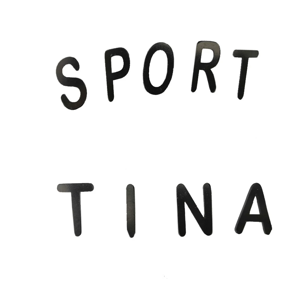 Креативный DIY символ Английский алфавит железная металлическая