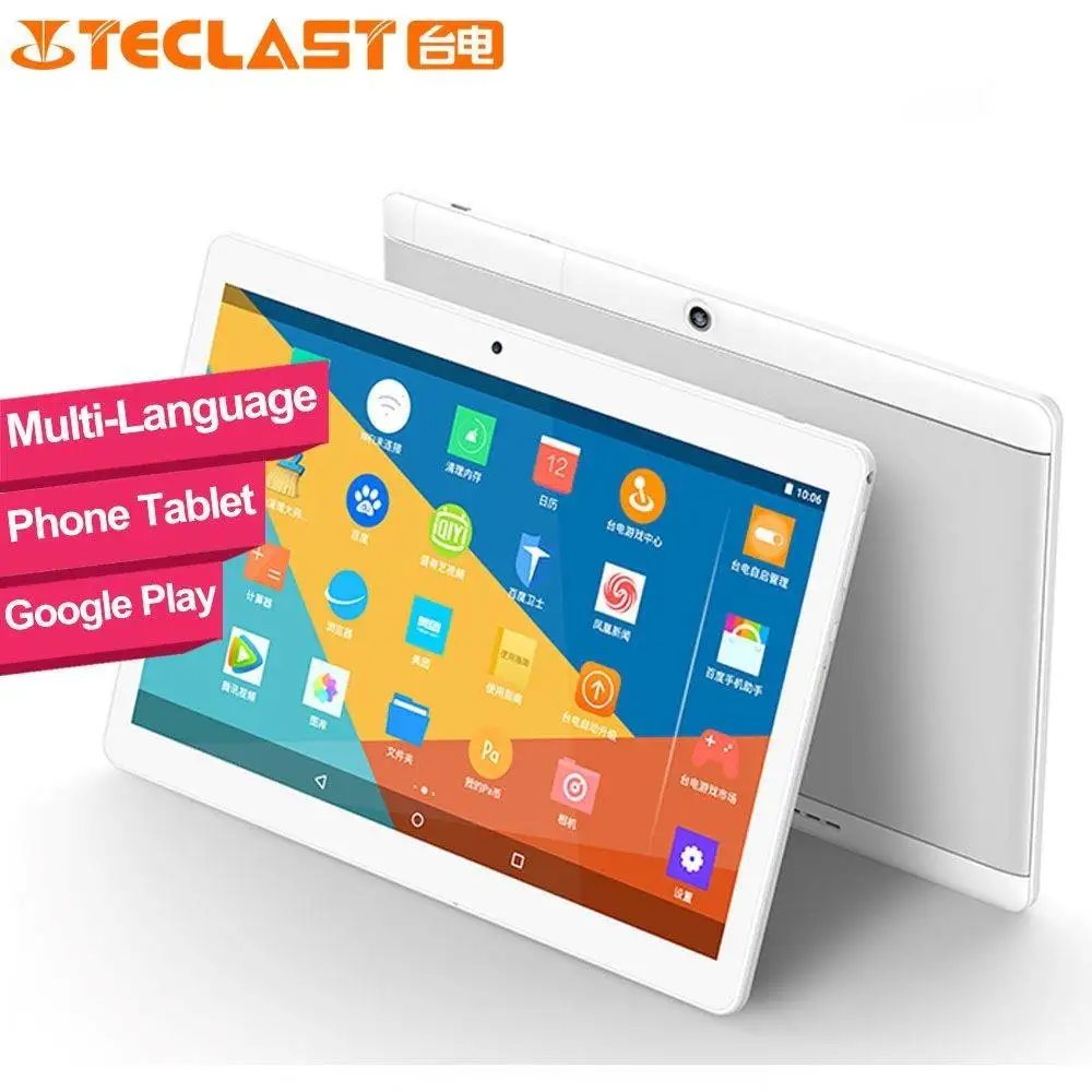 Teclast X10 четырехъядерный планшетный ПК Android 6,0 MTK MT6580 10,1 дюймов 1280X800 ips 1 Гб Ram 16 Гб rom gps