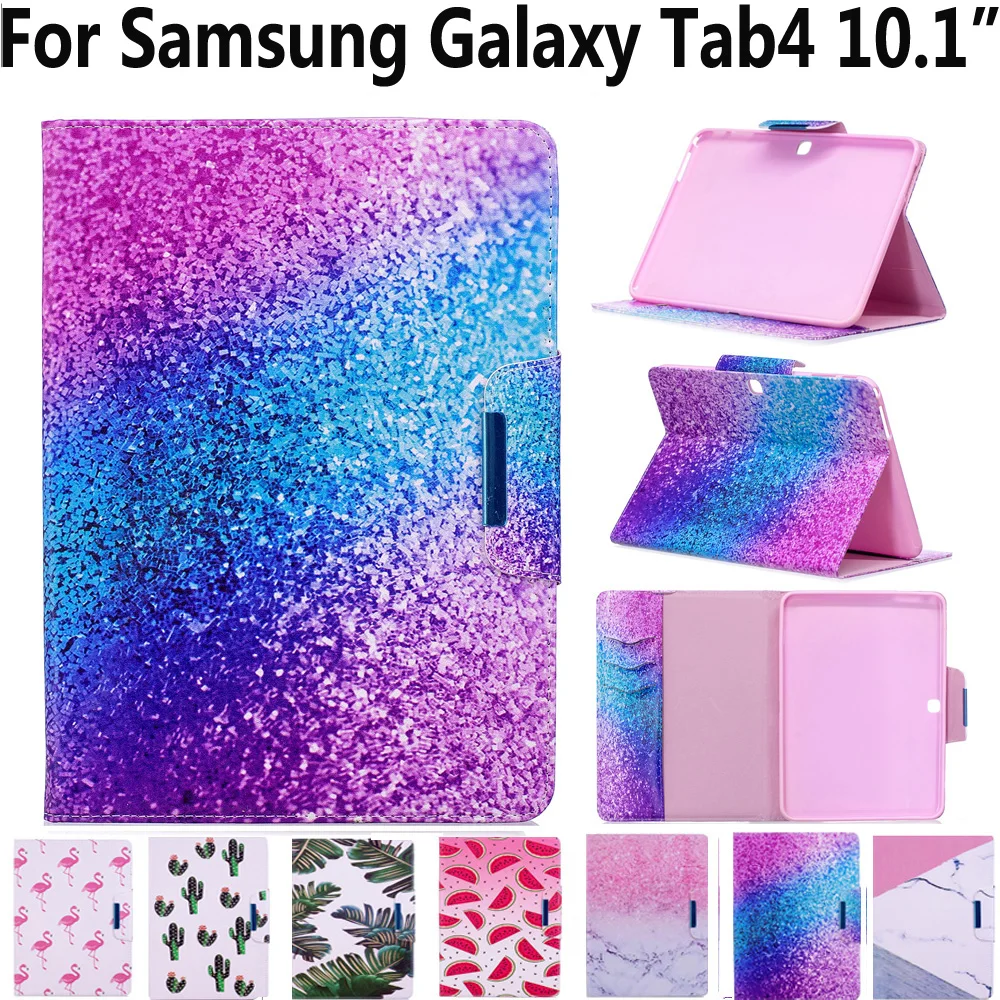 Чехол для планшета Samsung Galaxy Tab 4 10 1 T530 T535 T531 Умный Магнитный чехол из искусственной