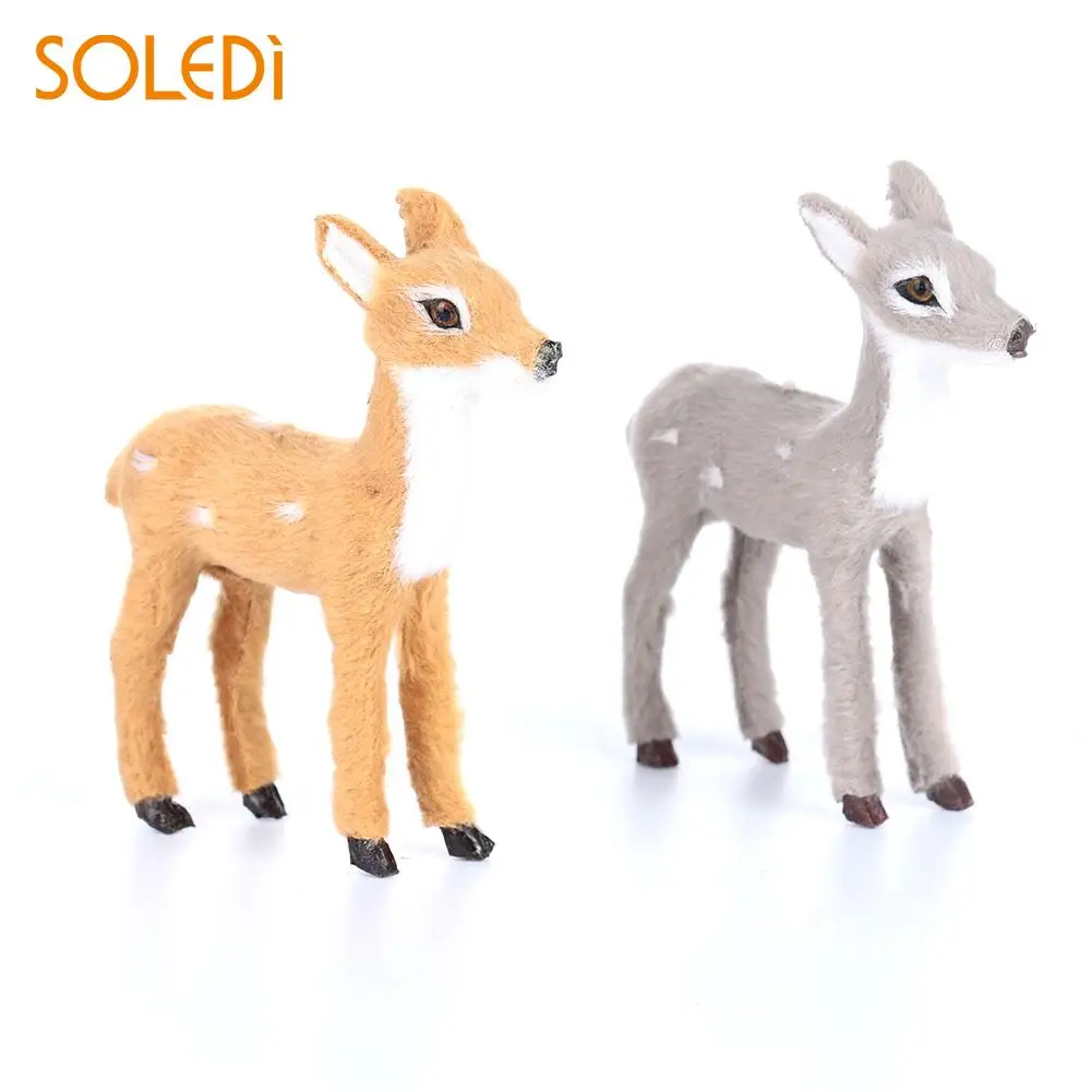 Имитация оленя Рождественский северный олень лося кукла Сика мини из плюша и