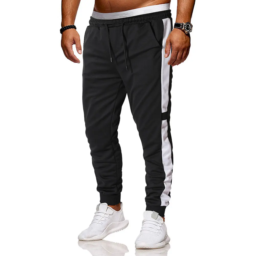 Мужские Slim Fit костюм Спортивная узкие спортивные штаны для бега тренировочные штаны брюки для девочек