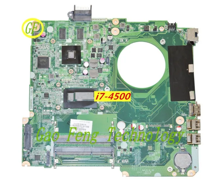 Материнская плата для ноутбука DA0U82MB6D0 737986-501 для hp для Pavilion 15-N I7-4500U 48.4RL01.011 DDR3 неинтегрированная идеальная работа