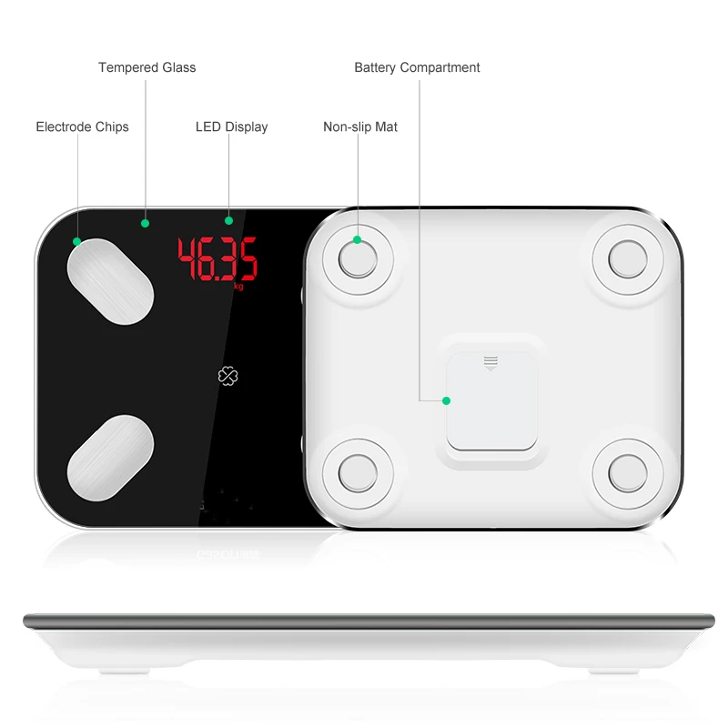 JUFIT весы для тела Bluetooth умные бытовые электронные домашние сжигания жира