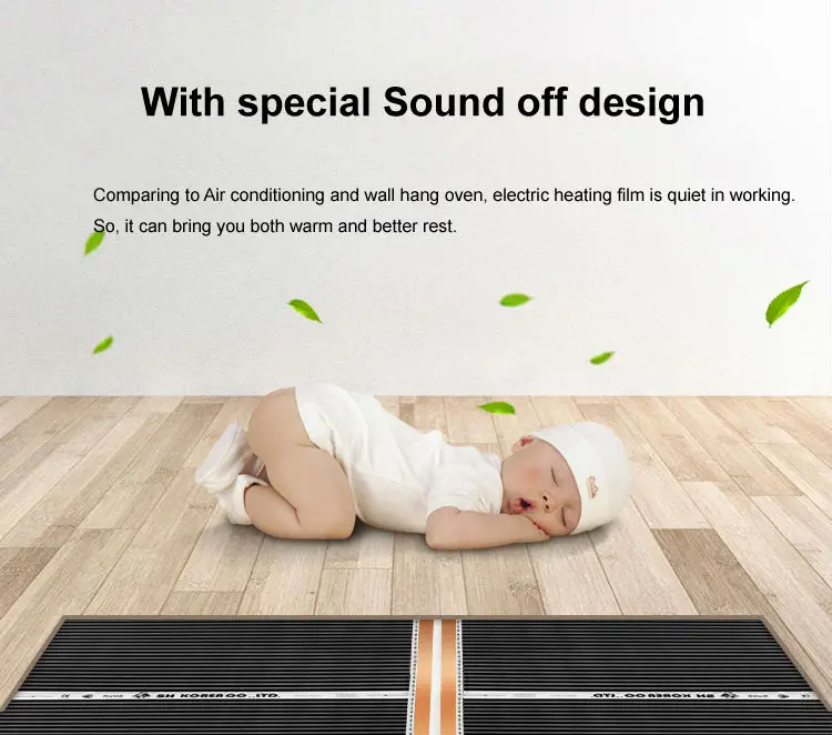 Электрический инфракрасный пол углеродная нагревательная пленка 110 25 m2 ширина 0 5