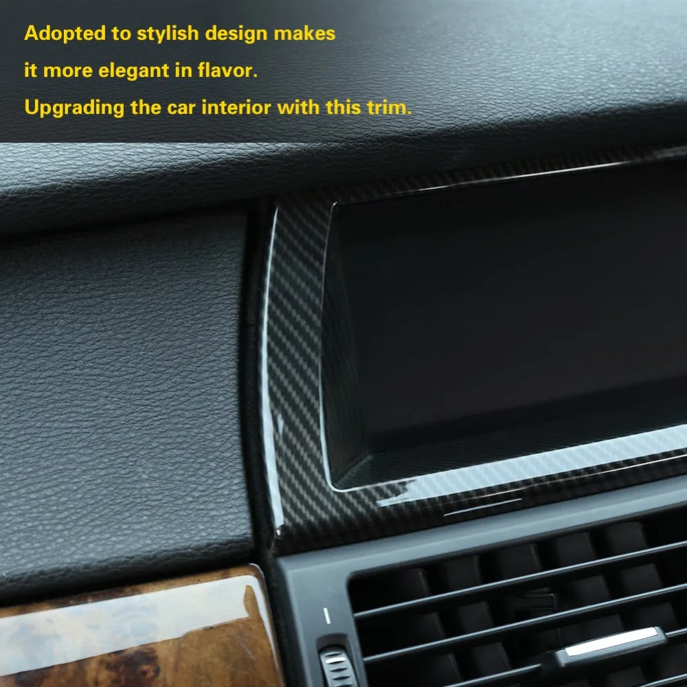 Внутренняя консоль из АБС-пластика в стиле GPS-навигатора для BMW X5 E70 2013 2014 2015 2016 2017