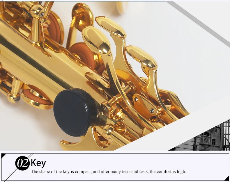 SHARE RAIN sax Bb золотой лак сопрано саксофон b-плоский саксофон музыкальный профессиональный