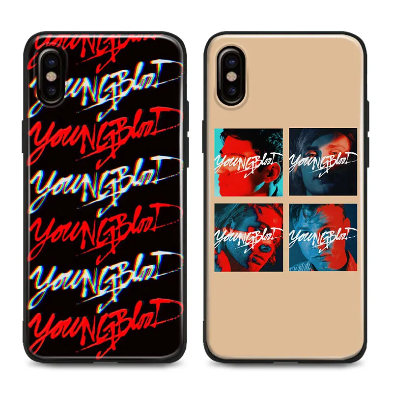 Мягкий силиконовый стеклянный чехол для iPhone 6 6s 7 8 Plus X XR XS 11 Pro max|Бамперы| |