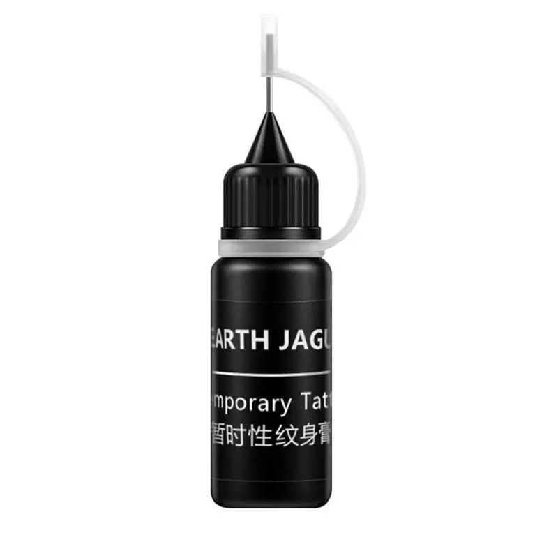 

10ml Waterproof Natural Black Juice Tattoo Paste For Temporary Body Art Painting Long Lasting Tattoo Juice Ink Body Art Cream