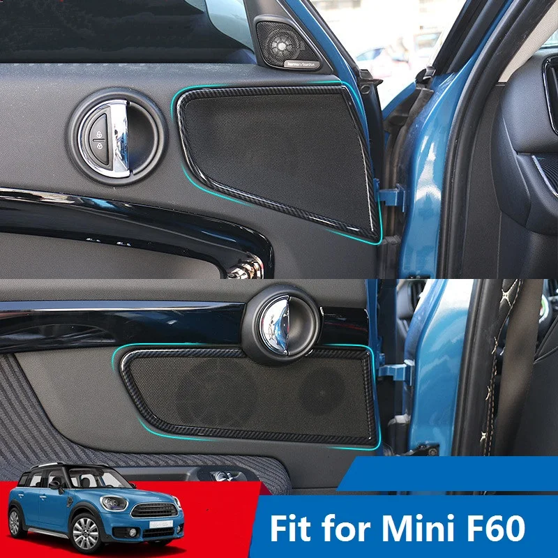 4 шт. наклейки из АБС углеродного волокна для BMW Mini Cooper Countryman F60 2017 2018|Наклейки