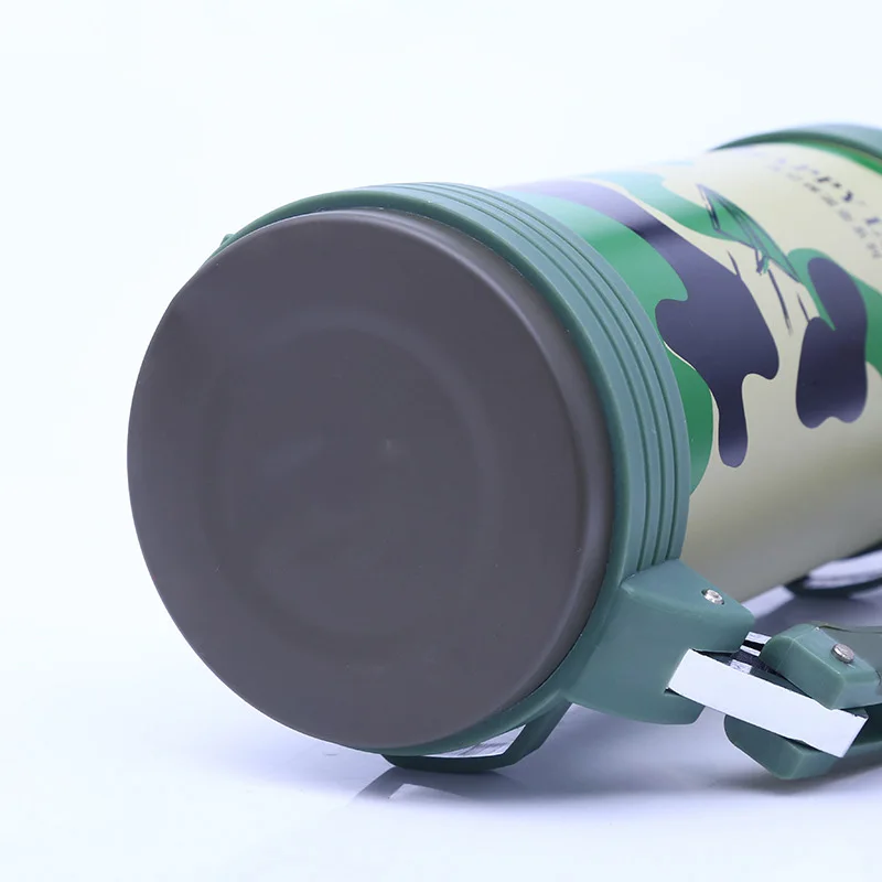 1.2L большой Ёмкость термос творческий вакуумной присоской Нержавеющая сталь