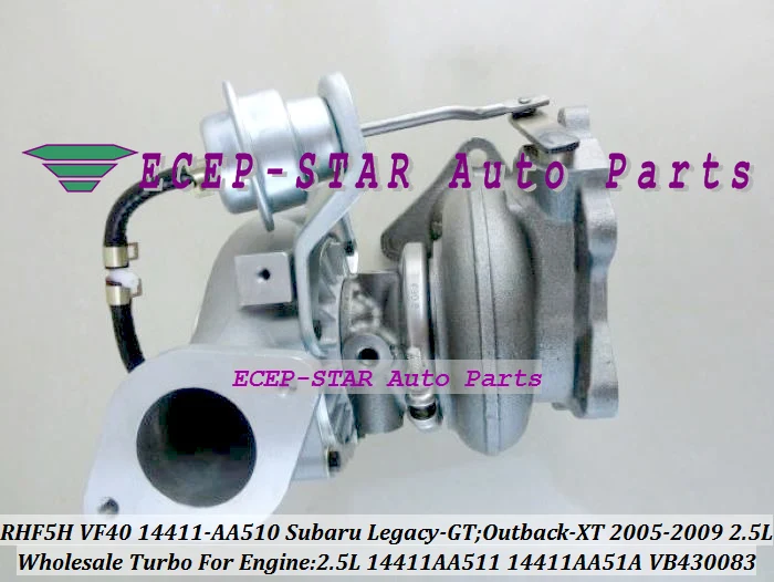 RHF5H VF40 VC430083 14411 AA510 14411AA510 AA51A 14411AA51A 14411AA511 Turbo для SUBARU Outback XT Legacy GT 2005 09 2.5L|turbo turbo turbo|vf40