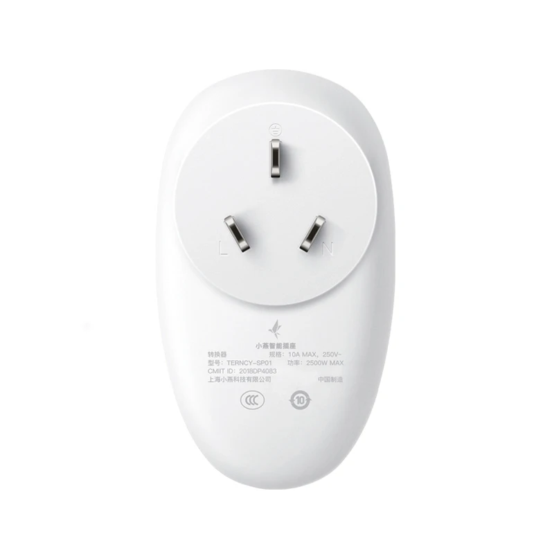 HomeKit Work XiaoYan Smart Plug WiFi Пульт дистанционного управления для iOS и Android приложение на