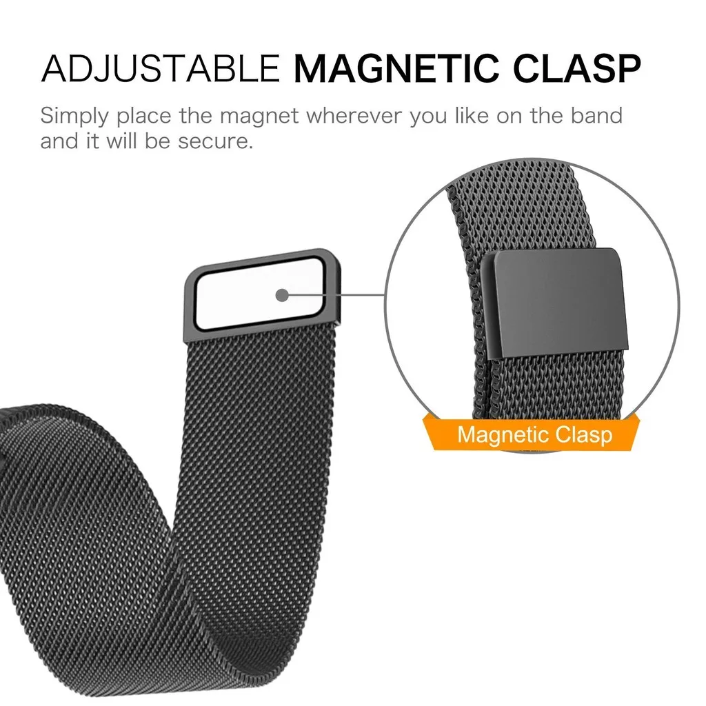 Миланские часы из нержавеющей стали для Huami Amazfit Bip BIT PACE Lite, Молодежные умные часы, красочные Сменные Металлические наручные часы