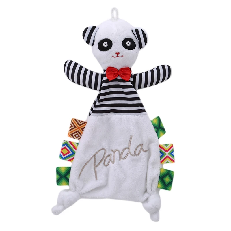 

Newborn Soothing Towel Of Baby Toys Animal Shape Infant Baby Rattle Gift Soft Soothe Towel Educational Plush Toys
