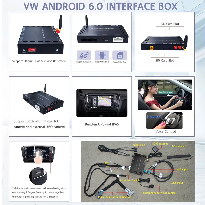 

Car Multimedia player upgrade installed Android6.0 for Buick junwei LaCrosse Angkway Angkola Cadillac SRX/XTS/ATS/XT5 Radio GPS