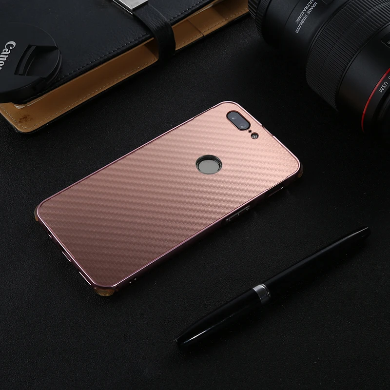 Чехол для Oneplus 5 t алюминиевый бампер металлическая рамка + углеродное волокно