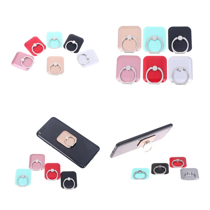 1 шт. косая квадратное кольцо на палец подставка для мобильного телефона