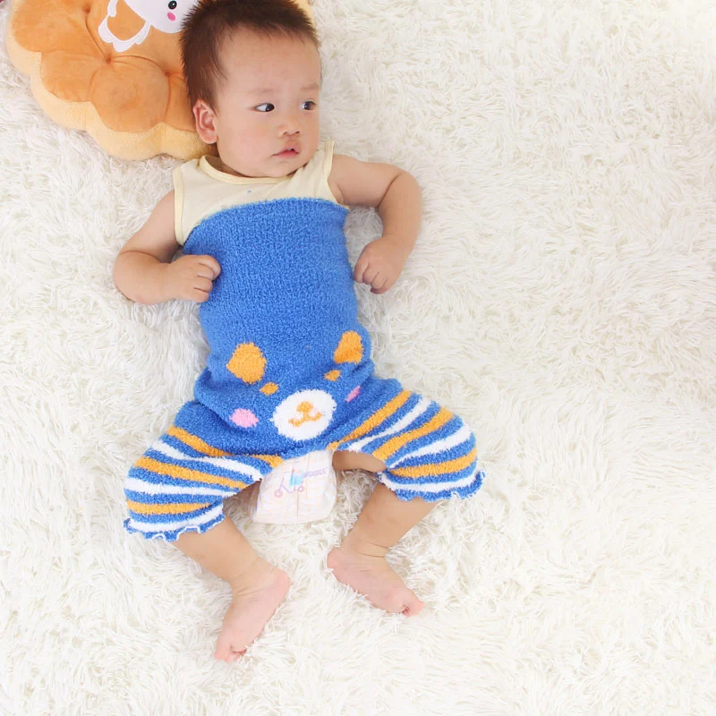 Осенне зимние штаны с высокой талией для маленьких мальчиков и девочек|Брюки| |