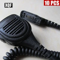 xqf 10pcs speaker mic for motorola radios dgp4150 dgp4150 dgp6150 dgp6150
