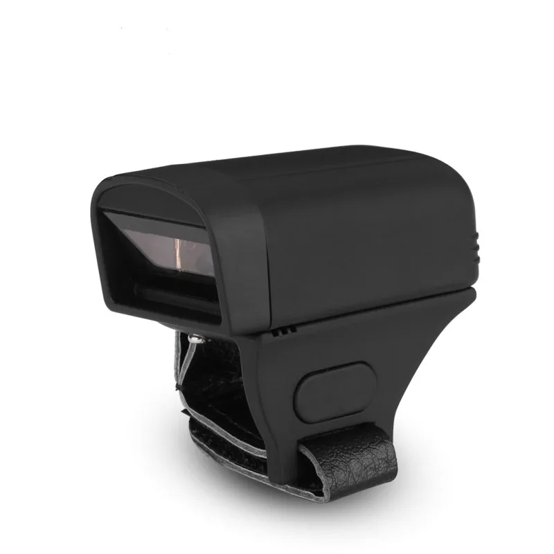 Мини беспроводной Bluetooth 2D QR 1D CCD лазерный сканер штрих-кода в форме кольца Карманный считыватель штрих-кода для Android IOS Windows