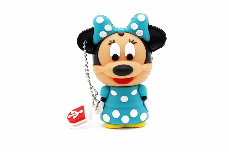 SHANDIAN minnie mouse Memory stick мультяшный флеш-накопитель 8gb pendrives 32g 64G mikey usb флеш-накопитель 16g usb мышь стильная цепочка для ключей