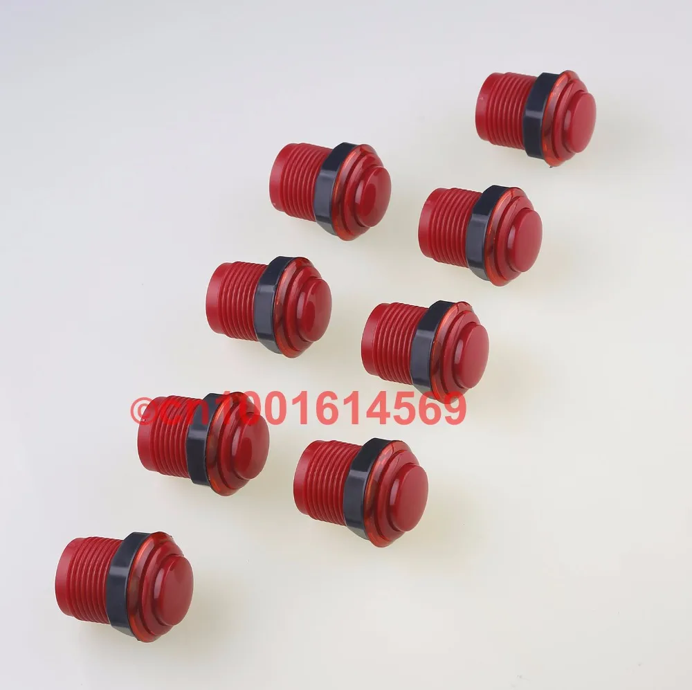 

Reyann New 8 x 35mm Arcade Push Buttons DIY Parts Arcade Buttons For PC Controller Computer Game & MAME Games & Jamma Game - Red