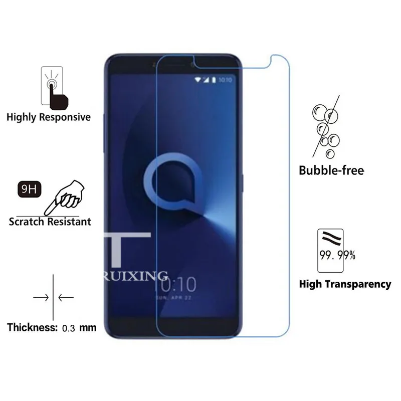 Закаленное стекло 9H для Alcatel 3X 5058A 5058I 5058J 5058T 5058Y IY 5 7 дюймов Защита экрана