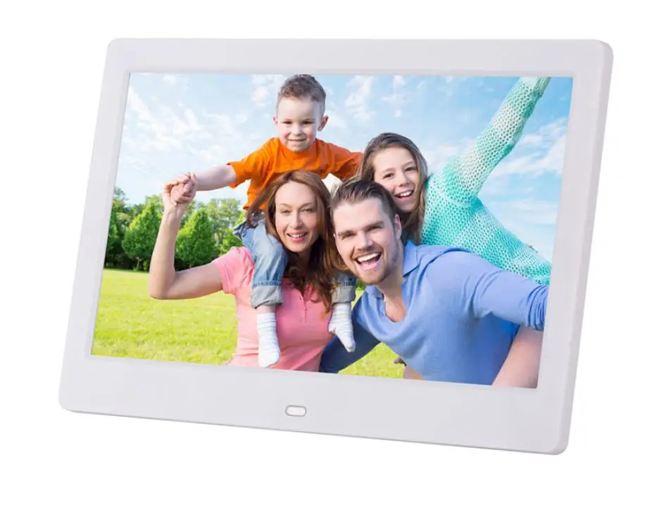 10 дюймов HD светодиодный цифровой фоторамка фотоальбом с высоким разрешением MP3 MP4 видеоплеер будильник с пультом дистанционного управления