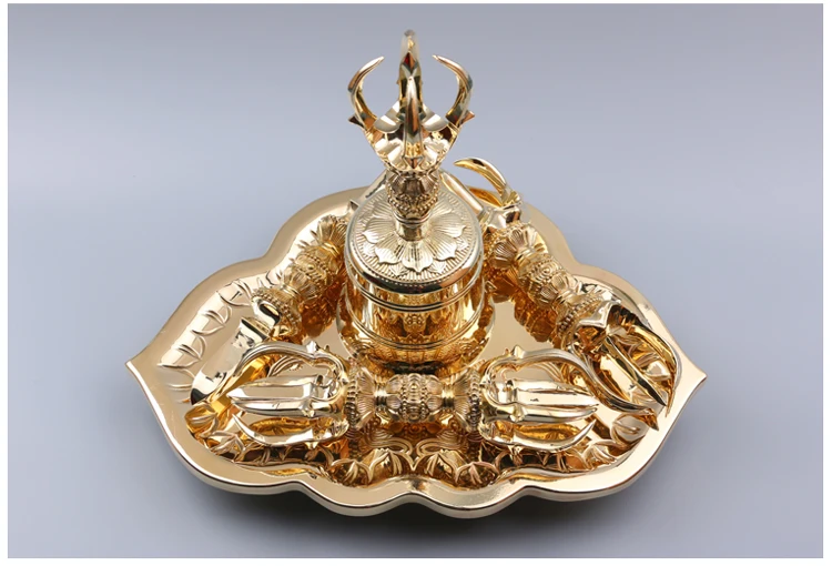Cobre puro Tang Mi shingon 21 cm Tang Mi multiplicador Jin Gangpan vajra bell vajra-0