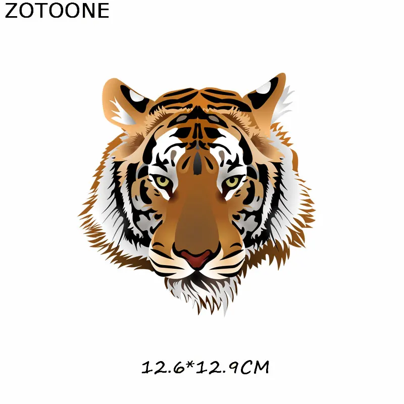 Нашивка ZOTOONE с рисунком животных для одежды наклейка самостоятельного нанесения