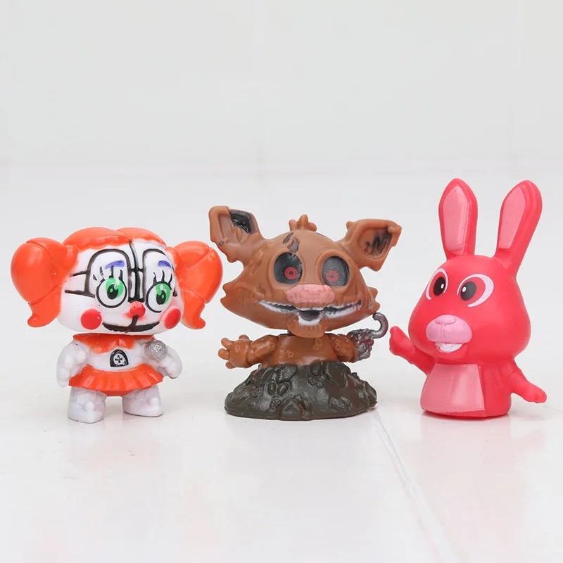 24 шт./компл. пять ночей у Фредди цирк Детские Ennard голые Бонни Foxy Чика Медведь ПВХ