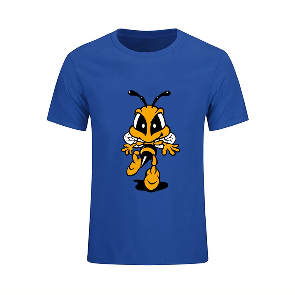 Новый дизайн Мужская 3D футболка простой стиль короткий рукав наружная Bad Bee