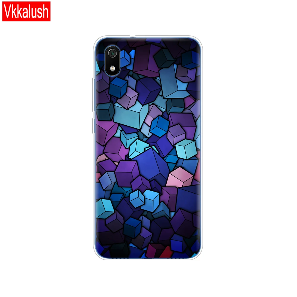 80165 Силиконовый чехол-сумка для Xiaomi Redmi 7a, чехол s, полная защита, мягкая задняя крышка из ТПУ для Redmi 7A, бампер, чехол для телефона - Цвет: 80165