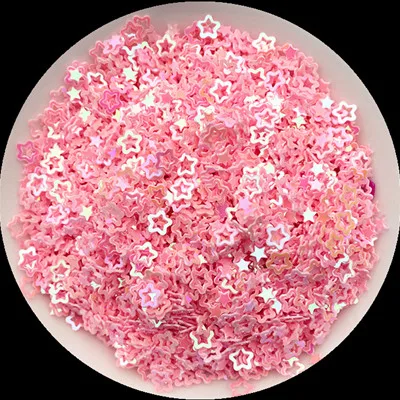 AB Pink Лучшая цена 4 мм полые сливы с блестками и цветком ногтей блестки блеск пайетками для маникюра DIY Craft Свадебные украшения конфетти - Цвет: AB Pink