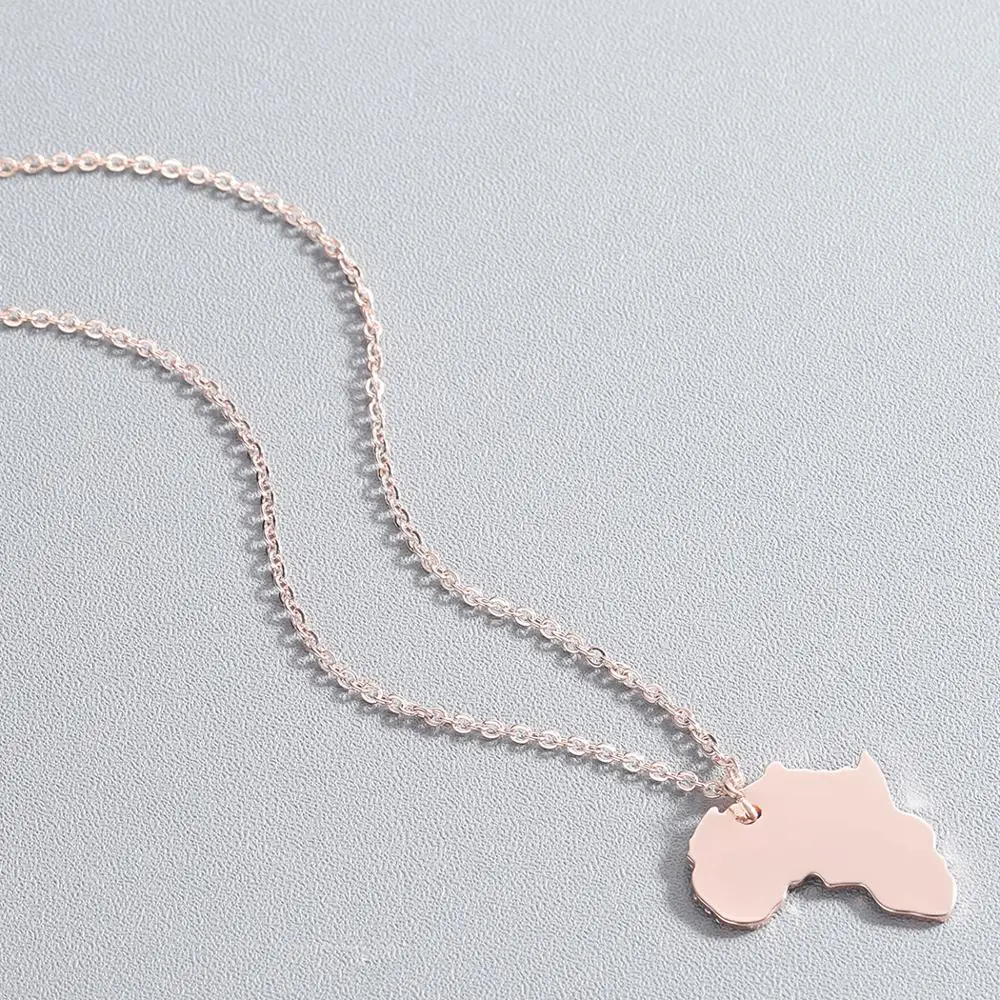 Todorova Африка кулон Карта Ожерелье для женщин мужчин эфиопские ювелирные изделия