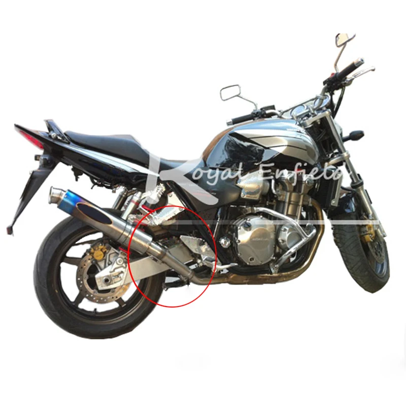 For Honda CB 1300 Motorcycle Exhaust Pipe Muffler Stainless Steel Middle Link FOR HONDA CB1300 | Автомобили и мотоциклы