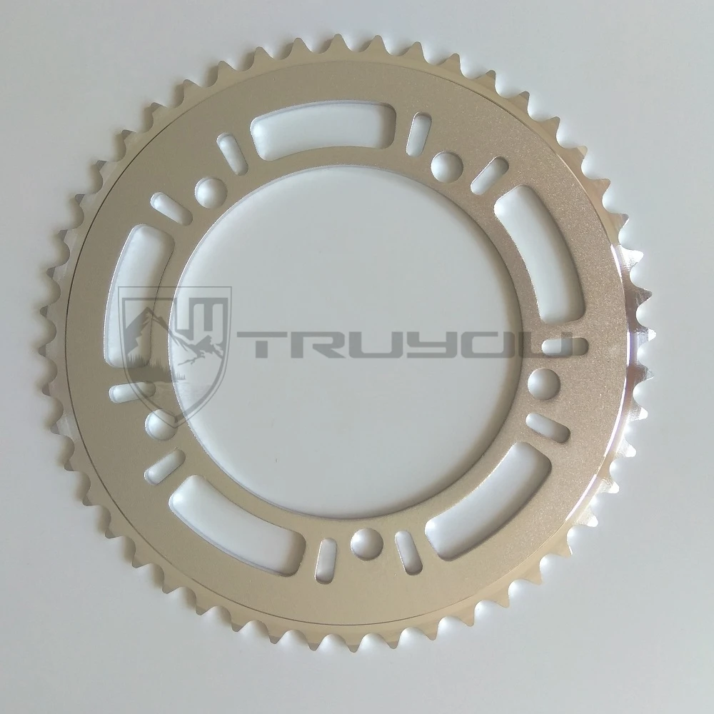 TRUYOU 130BCD 44T 46T 48T фиксированная Шестерня односкоростная велосипедная кривошипная цепь, дисковая цепь, зубчатая полая цепь для ремонта, кольца