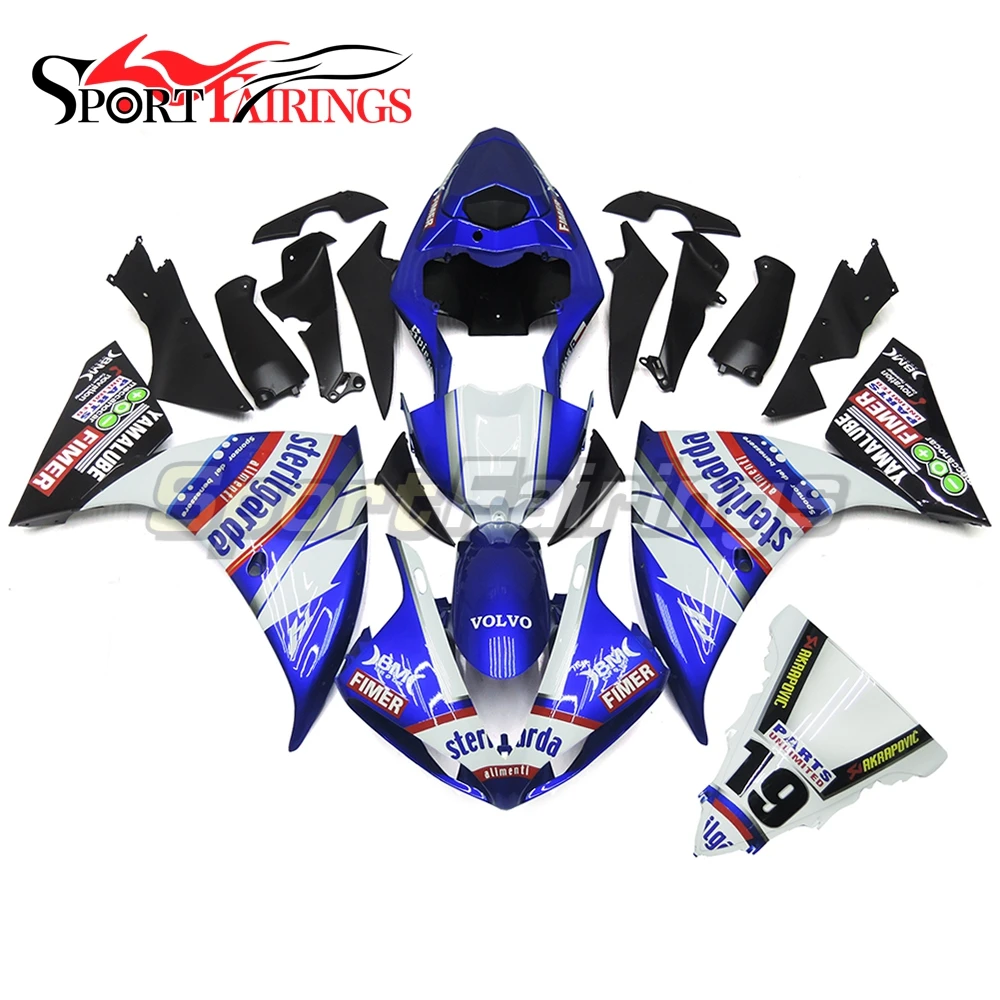 

Fairings For Yamaha R1 09 10 11 Year 2009 2010 2011 Injection ABS Motorcycle Full Fairing Kit Bodywork Sterilgarda 19 Blue