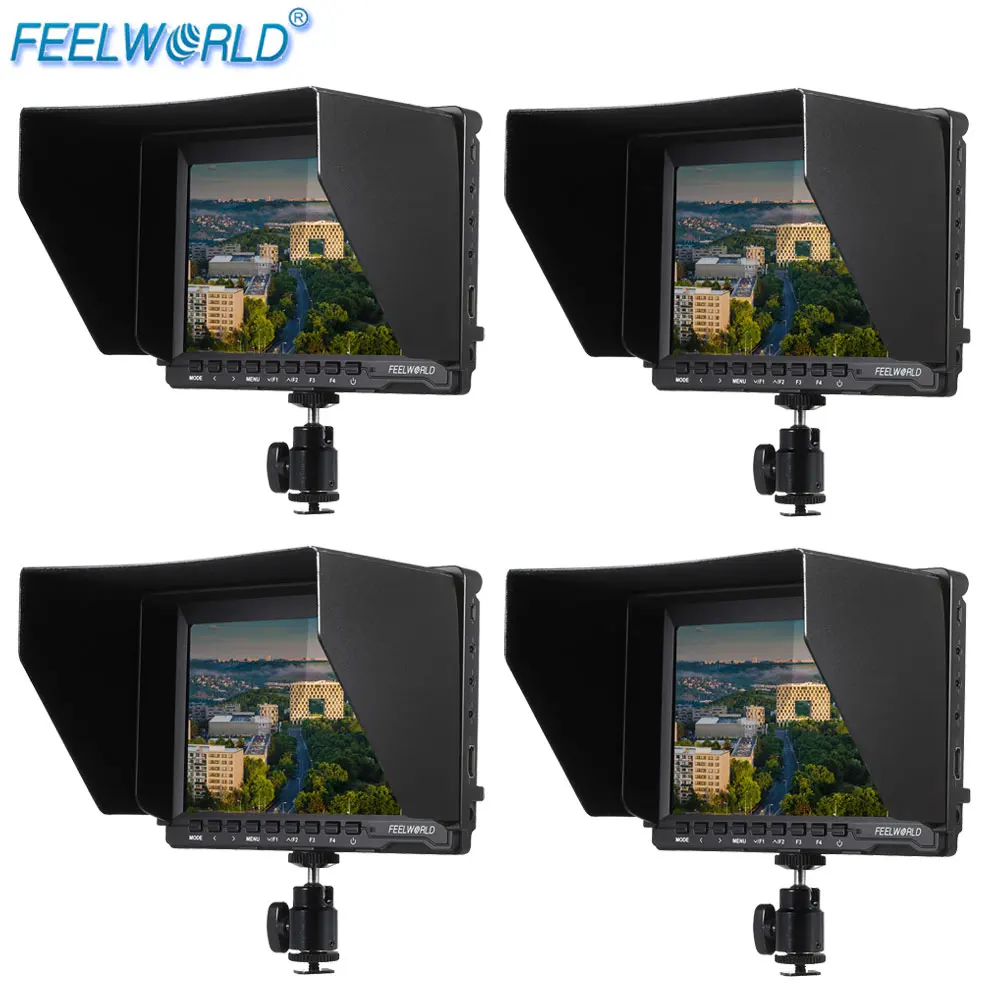 FEELWORLD FW74K Портативный Ультра HD ips ЖК-экран монитор камеры с батарейной пряжкой пластина для GH4 для sony BMPCC