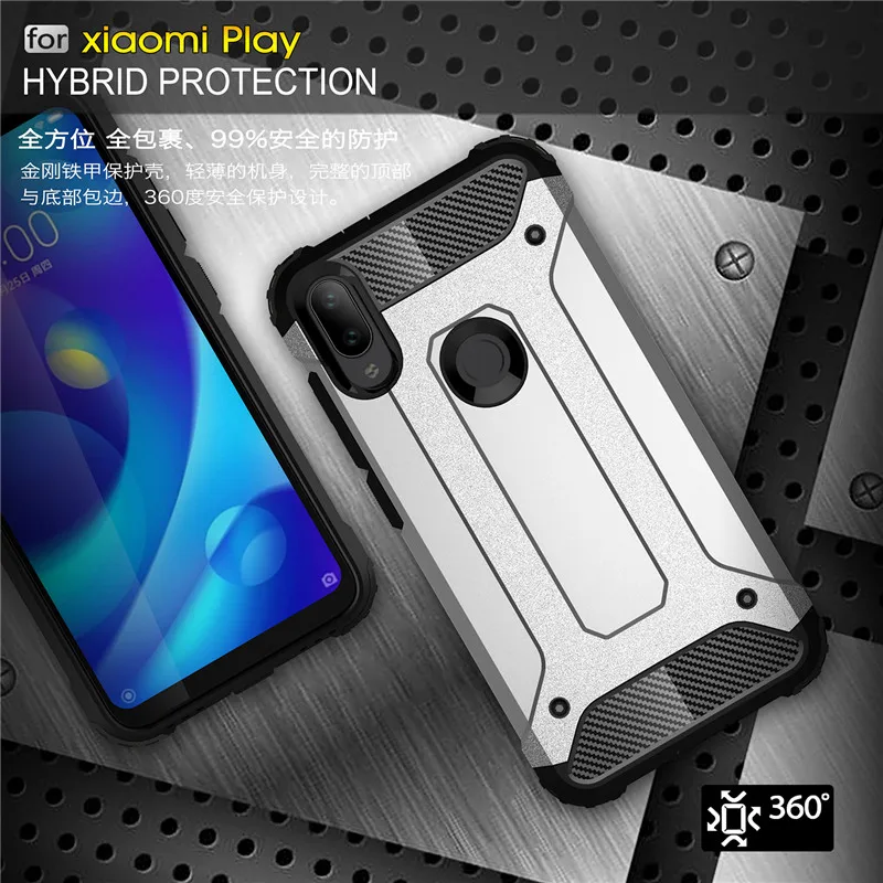 Чехол для Xiaomi mi Play mi A3 9 Lite 8 9T Pro Red mi 6A 7A 7 бампер из ТПУ и поликарбоната защитный чехол для телефона для Xiao mi Red mi Note 8 Pro