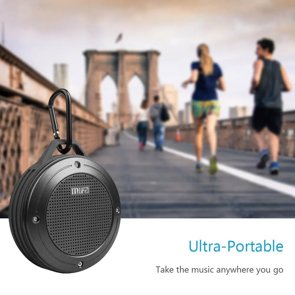 Mifa F10 Портативный Bluetooth Динамик душ 3D стерео звук баса Box пыле Водонепроницаемый