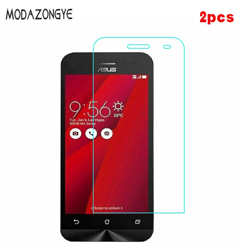 2 шт для Asus X009D закаленное стекло Zenfone Go ZB450KL ZB ZB450 450KL Защитная пленка экрана 4 5