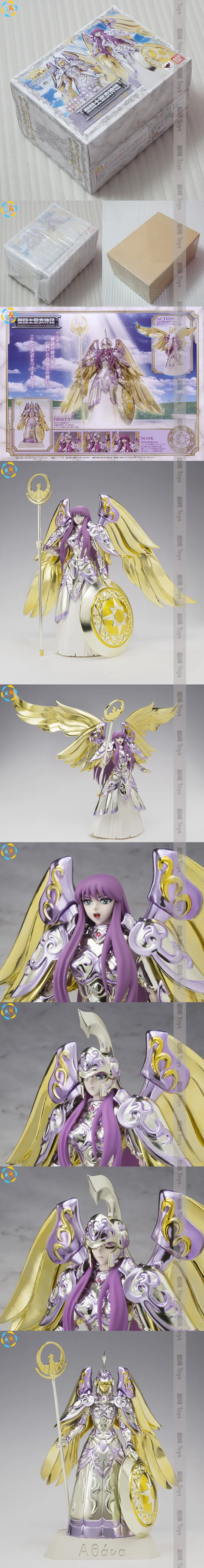 Bandai edition ST Cloth миф Богиня Афина форма ST Seiya металлическая Броня фигурка высокого качества