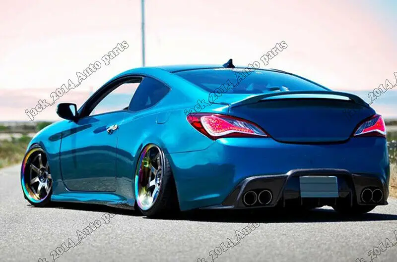 Для 2010 2011 2012 Hyundai Genesis Coupe задний бампер из углеродного волокна спойлер |