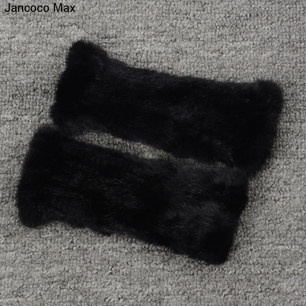 Jancoco Max настоящие норковые меховые перчатки женские модные стильные зимние теплые высокого качества S1913