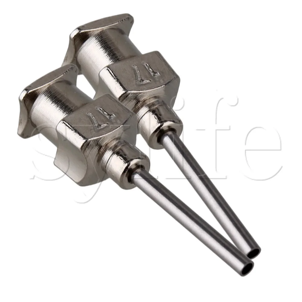 

12pcs 1/2" Industrial Stainless Steel Dispensing Blunt Needle Tips 17Ga
